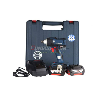 Máy siết bu lông động lực dùng pin 18V Bosch GDS 18V-EC 300-ABR (SOLO) (SẢN PHẨM BỎ MẪU)