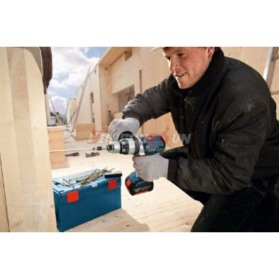 Máy khoan vặn vít động lực dùng pin 18V Bosch GSB 180-LI SET - 06019F83K2