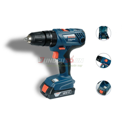 Máy khoan vặn vít động lực dùng pin 18V Bosch GSB 180-LI