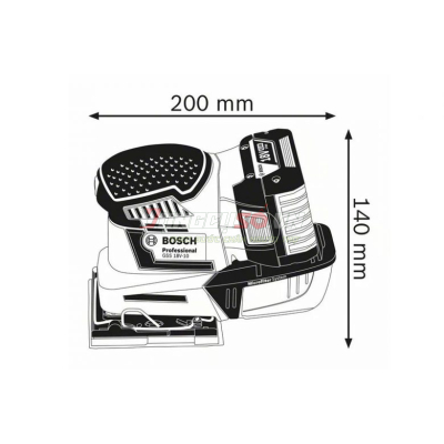 Thân máy chà nhám pin 18V Bosch GSS 18V-LI (SOLO) - 06019D02L0