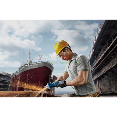 Máy mài góc 100mm Bosch GWS 9-100 P - Công tắc an toàn - 06013965K0