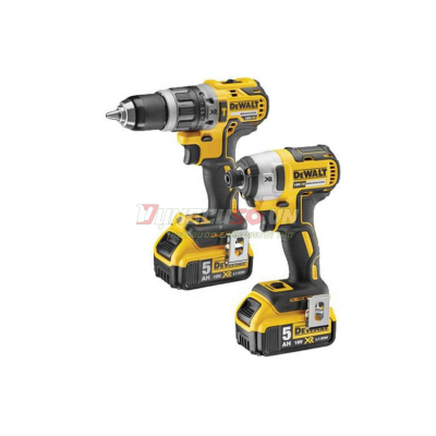 Combo DCD796/DCF887/2pin 5Ah/DCB115/Valy Dewalt DCK266P2