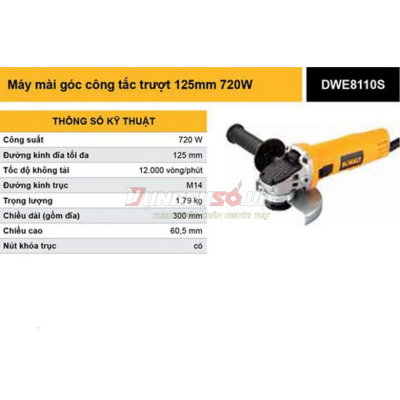 Máy mài góc 125mm Dewalt DWE8110S-B1
