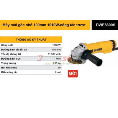 Máy mài góc 100mm Dewalt DWE8300S-B1