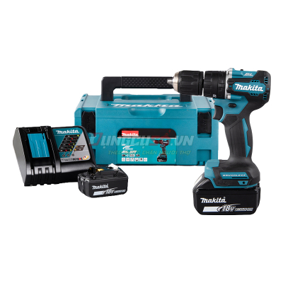 Máy Khoan Búa, Vặn Vít Dùng Pin Makita DHP487RFJ