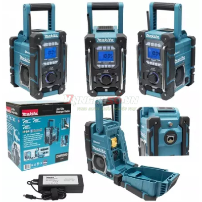 Radio Công Trường Có Chức Năng Sạc Dùng Pin Và Điện Makita DMR300