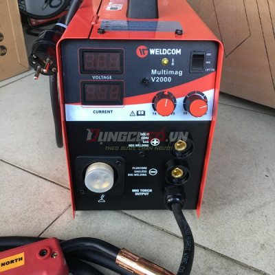 Máy hàn bán tự động Multimag V2000 - (220V, hàn dây lõi thuốc không cần khí/Que/CO2).