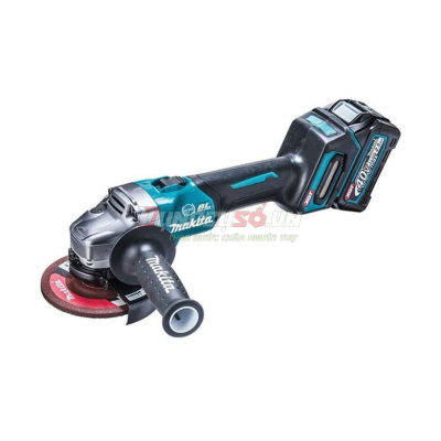 Máy mài góc 125mm ct trượt pin 40V Makita GA005GM201