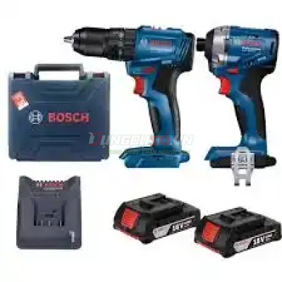 Bộ máy khoan vặn vít pin GDR 18V-215 & GSB 185-LI