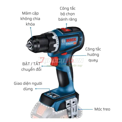 Máy khoan vặn vít pin GSR 18V-150 C (Solo)