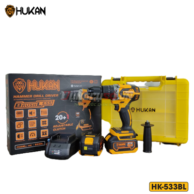 Máy khoan động lực dùng pin 13mm Hukan - HK-BL533