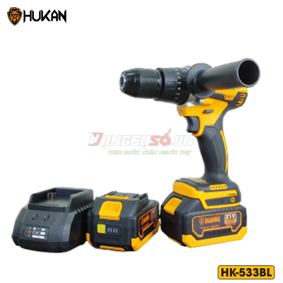 Máy khoan động lực dùng pin 13mm Hukan - HK-BL533