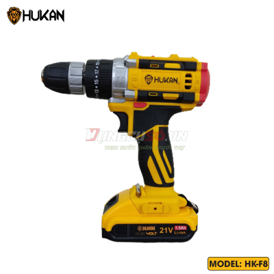 Máy khoan pin 10mm Hukan - HK-F8