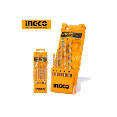 Bộ 5 Mũi Khoan Bê Tông Đuôi Trơn INGCO AKD3051