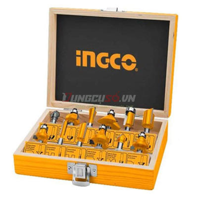 Bộ 12 mũi phay gỗ INGCO AKRT12121