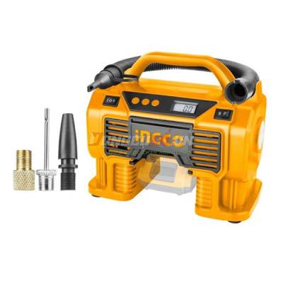 Máy bơm lốp xe ô tô pin 20v INGCO CACLI2002