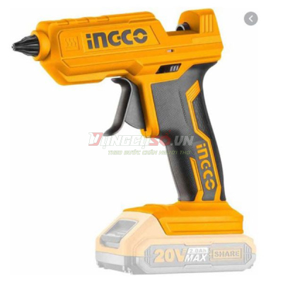 Súng bắn keo pin 20V INGCO CGGLI2001