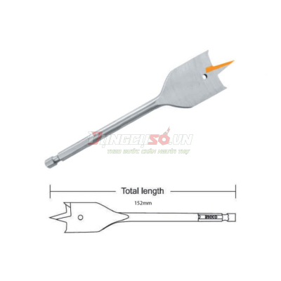 Mũi Khoan Gỗ Đầu Dẹp 22mm INGCO DBW2212201