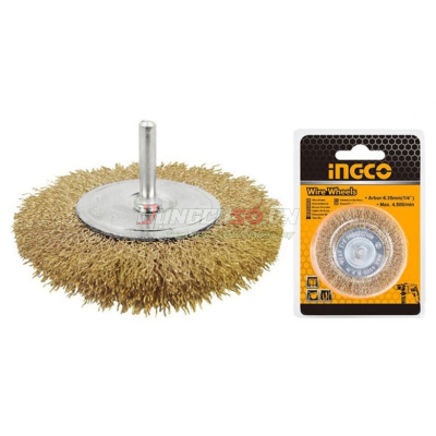 Bánh cước 100mm có cán INGCO WB41001