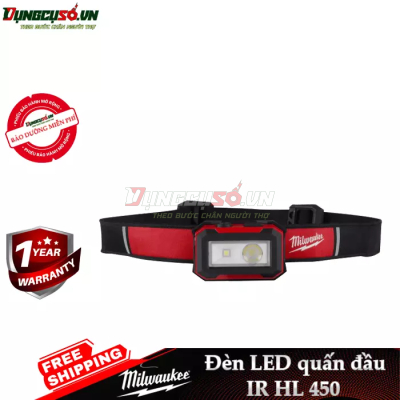 Đèn pin quấn đầu Milwaukee IR HL450