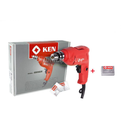 Máy khoan sắt 6.5mm Ken 6806ER