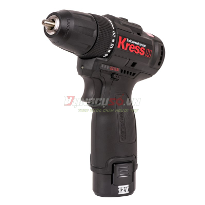 Máy khoan vặn vít dùng pin Li-ion 12V 10mm KU202.1 – Kress