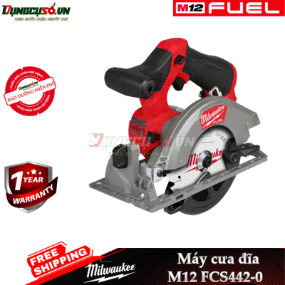 Máy cắt gỗ đĩa tròn 140 mm Milwaukee M12 FCS442-0