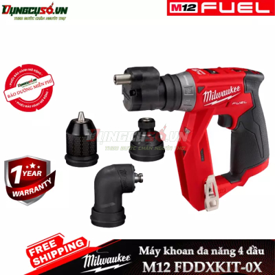 Máy khoan đa năng 4 đầu Milwaukee M12 FDDXKIT-0X (bare)