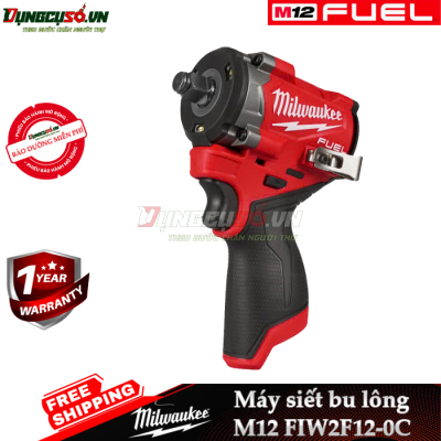 Máy siết bu lông 745Nm Milwaukee M12 FIW2F12 