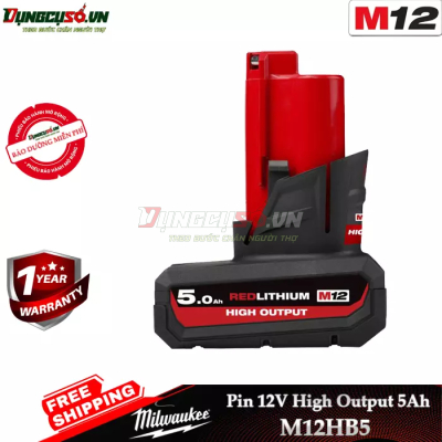 Pin Milwaukee M12 5.0Ah M12HB5