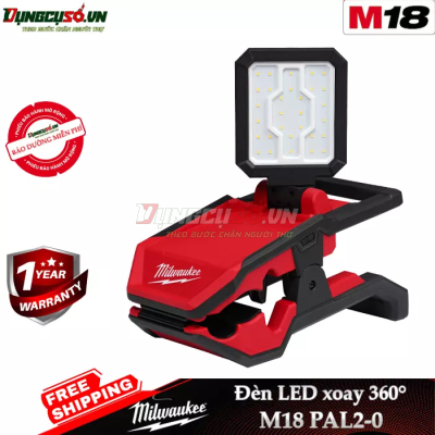 Đèn LED xoay 360° Milwaukee M18 PAL2