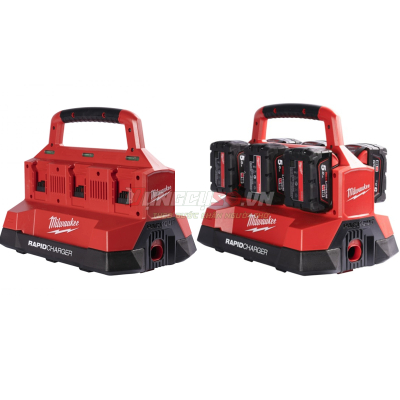 Trạm sạc nhanh 6 cổng Milwaukee M18 PC6