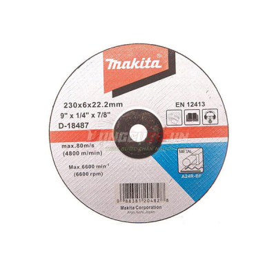 Đá mài thép A24 230x6x22.23mm Makita D-18487