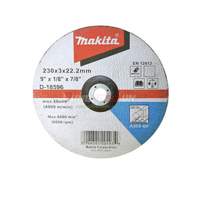 Đá cắt A30S cho kim loại 230x3x22.23 Makita D-18596