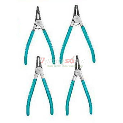 Bộ 4 kềm mở phe 125mm Total THTJ214041