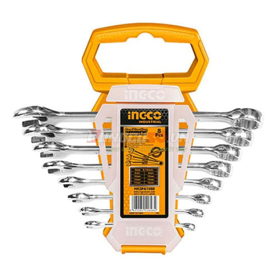 Bộ 8 cờ lê vòng miệng 6-19mm INGCO HKSPA1088