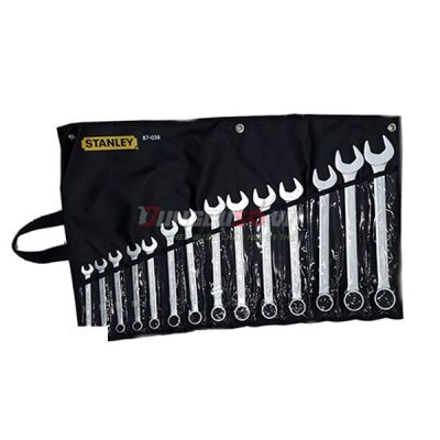 Bộ cờ lê vòng miệng hệ mét 14 chi tiết Stanley 87-038-1