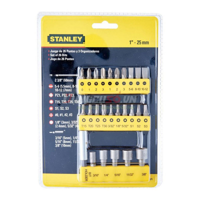 Mũi vặn vít bộ 29P Stanley 68-071-23