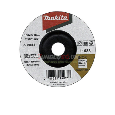 Đá mài inox 100x6x16mm A36P/WA36N Makita A-80852