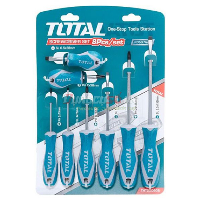 Bộ 8 tua vít Total THT250608