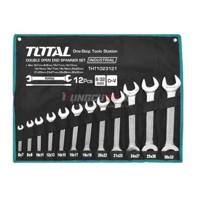 Bộ cờ lê 2 miệng 6-32mm Total THT1023121