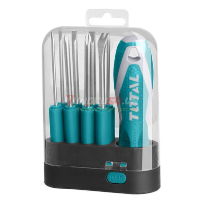 Bộ tua vít đa năng 9 chi tiết Total THT250906