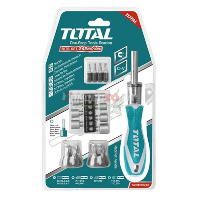 Bộ tua vít 24 chi tiết Total TACSD30246