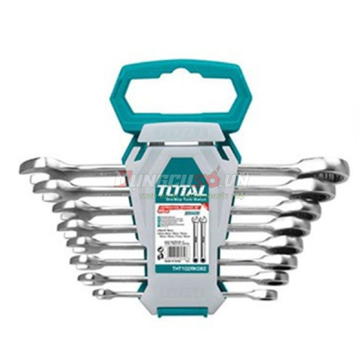 Bộ cờ lê vòng miệng tự động 8-19mm Total THT102RK086