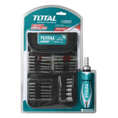 Bộ tua vít 26 chi tiết Total TACSD30266