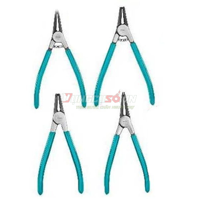 Bộ 4 kềm mở phe 180mm Total THTJ214042