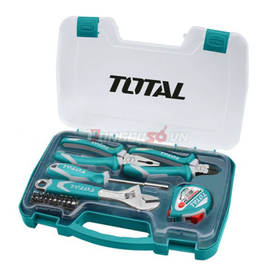 Bộ dụng cụ cầm tay 25 chi tiết Total THKTHP90256