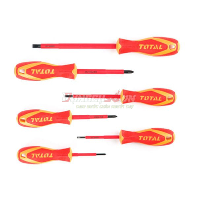 Bộ 6 tua vít cách điện Total THTIS566