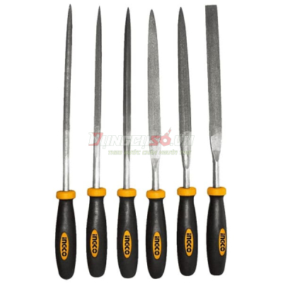 Bộ 6 dũa sắt 140mm INGCO HKTF63