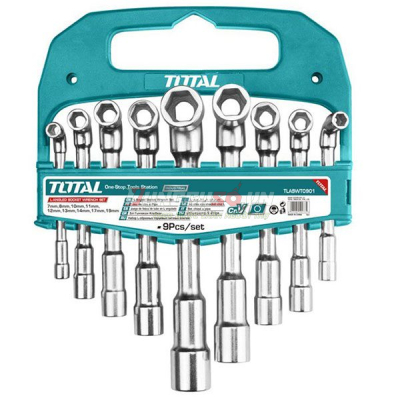 Bộ 9 chìa vặn góc l(đồng điếu) Total TLASWT0901